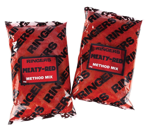 Ringers Meaty Red Method Mix 1kg - Lobbys Tackle