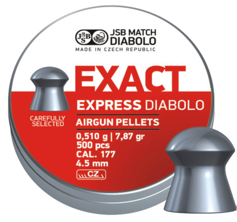 JSB Match Diablo Exact Express .177 Air Rifle Pellets