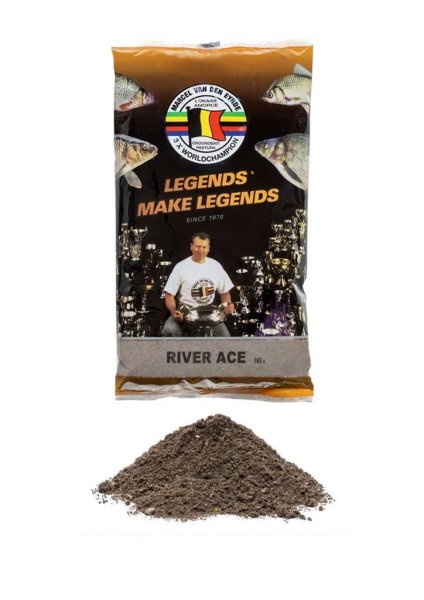 Van Den Eynde River Ace Black Groundbait 1kg