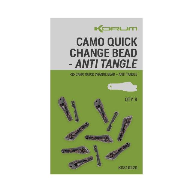 Korum Camo Quick Change Anti Tangle Beads