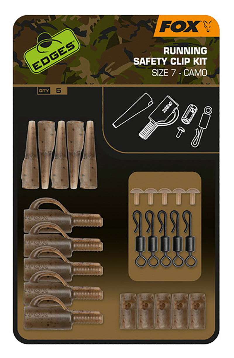 Fox Edges Camo Running Safety Clip Kits