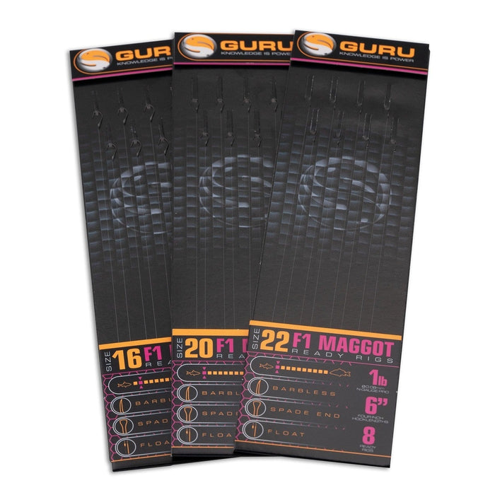 Guru F1 Maggot Ready Rigs