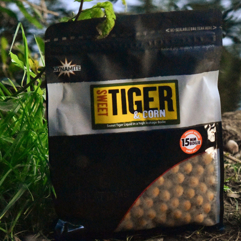 Dynamite Baits Sweet Tiger & Corn Boilies 1kg