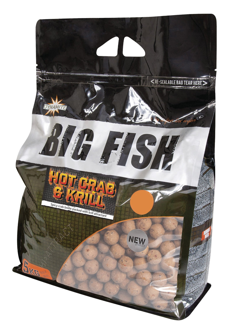Dynamite Baits Hot Crab & Krill Boilies 1kg