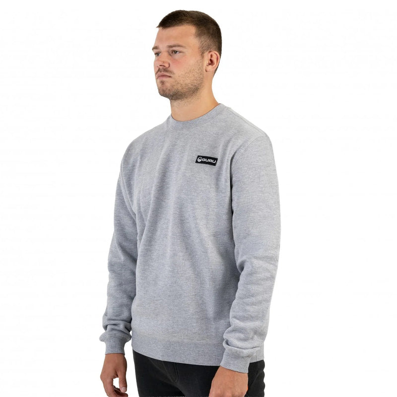 Guru Patch Crewneck Sweatshirt Grey