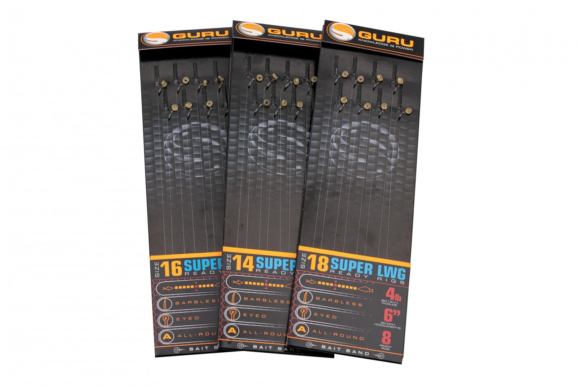 Guru Super LWG Bait Band Rigs 6" — Lobbys Tackle