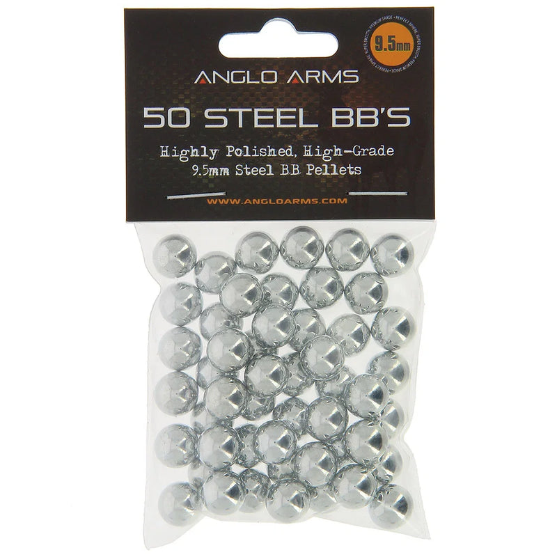 Anglo Arms Steel BB Slingshot Ammo 50pcs
