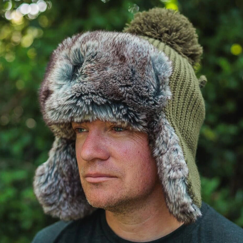 Fox Trapper Hat Green