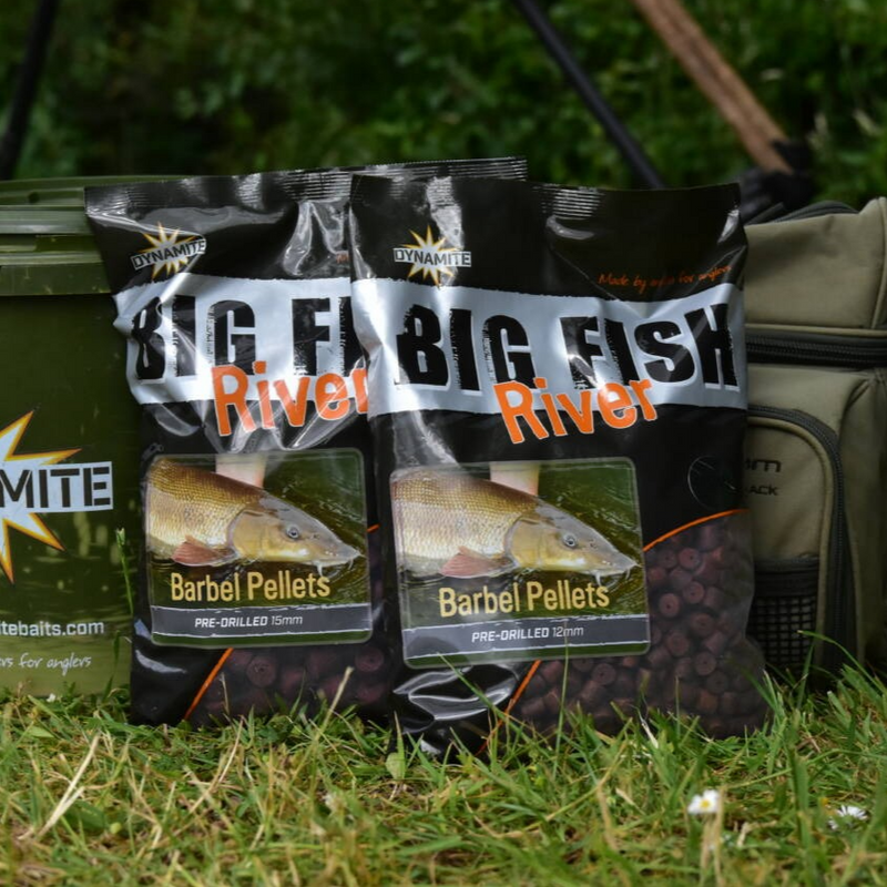 Dynamite Pre-Drilled Big Fish River Barbel Pellets 1.8kg