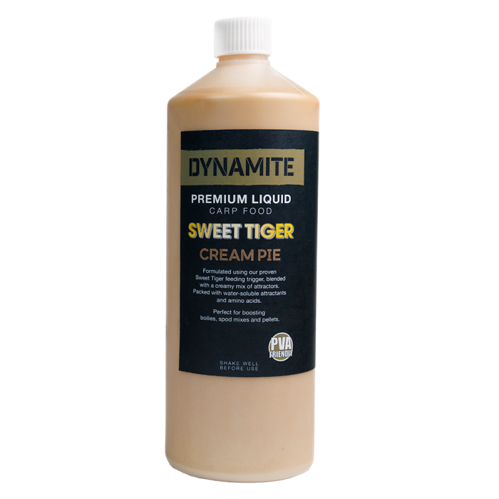 Dynamite Baits Sweet Tiger Cream Pie Liquid Carp Food 1ltr