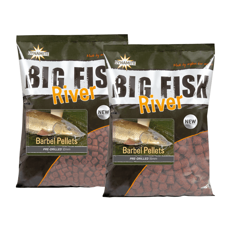 Dynamite Pre-Drilled Big Fish River Barbel Pellets 1.8kg