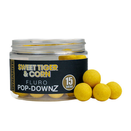 Dynamite Baits Sweet Tiger & Corn Fluro Pop-Downz