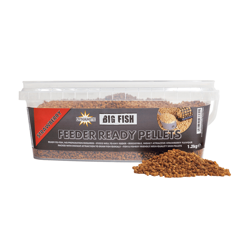 Dynamite Baits Big Fish Feeder Ready Pellets Strawberry