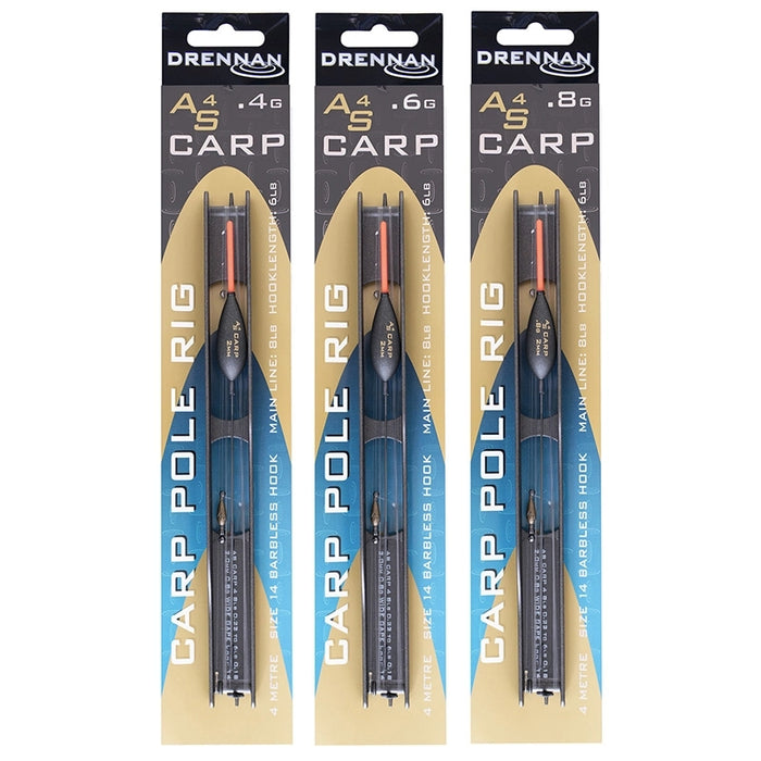 Drennan AS4 Carp Pole Rigs