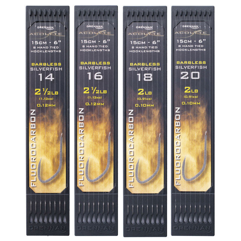 Drennan Acolyte Barbless Silverfish Hook Plate