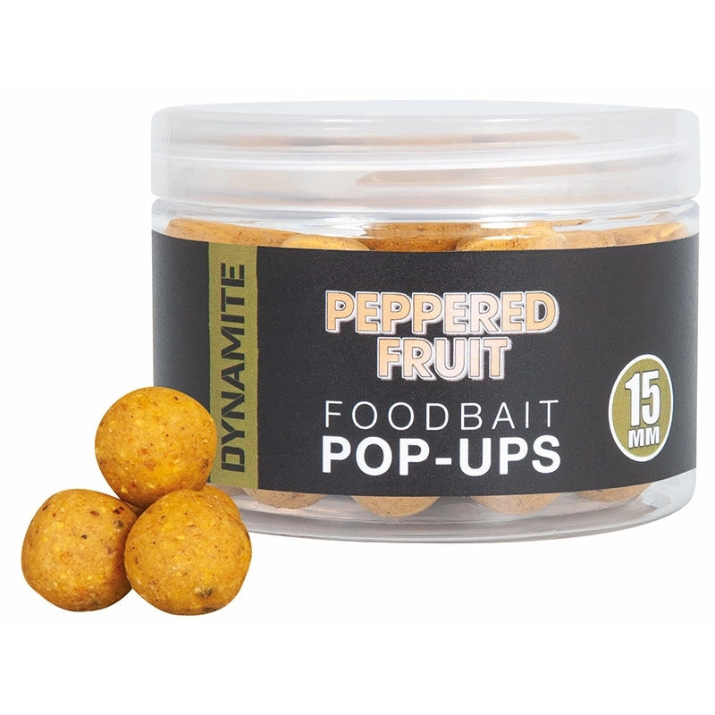 Dynamite Baits Peppered Fruit Pop-Ups 15mm