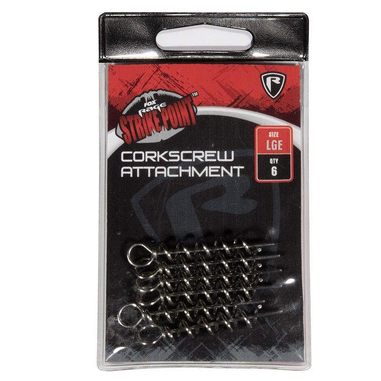 Fox Rage Strike Point Corkscrew Attachments
