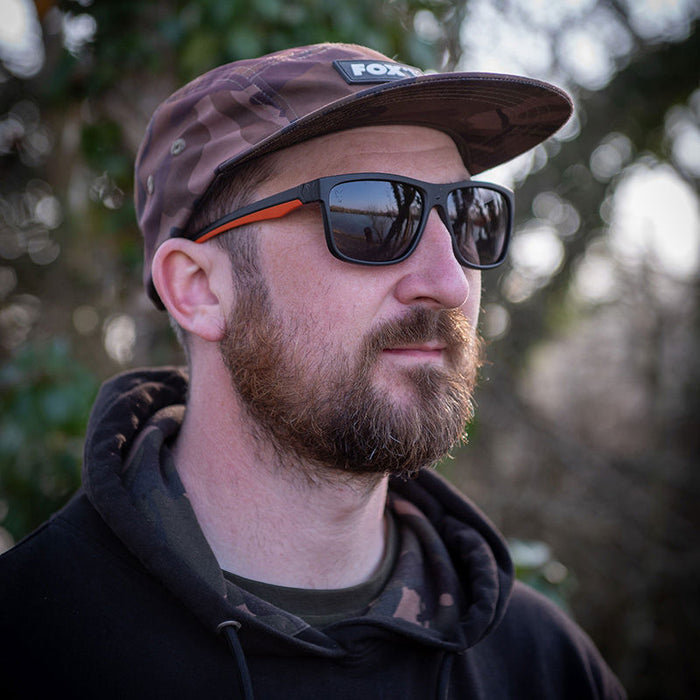 Fox Black Orange Shades Grey Lens