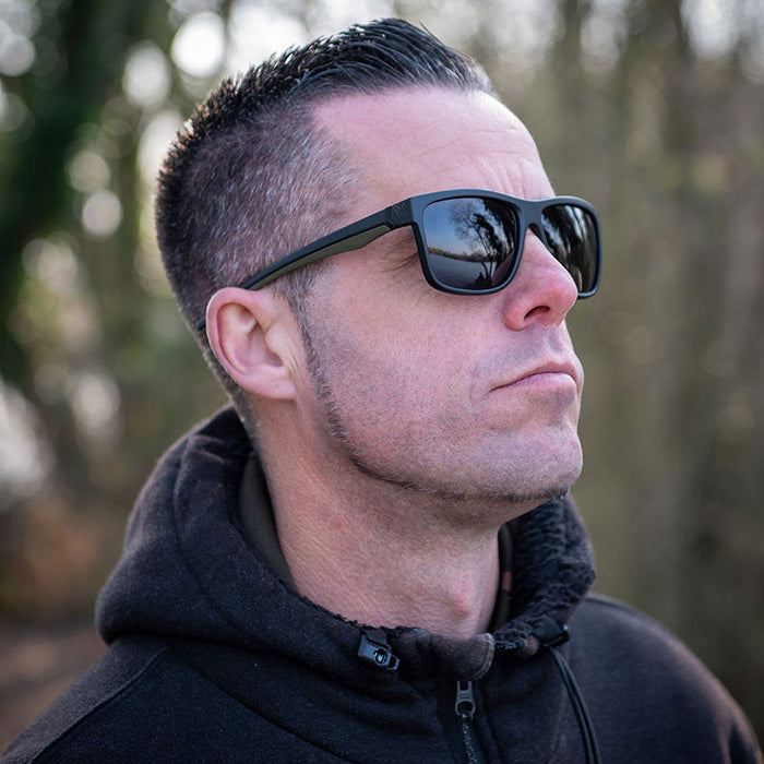 Fox Green Black Shades Brown Lens