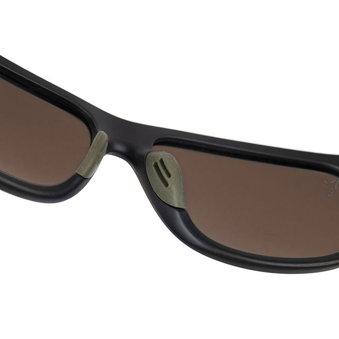 Fox Green Black Shades Brown Lens