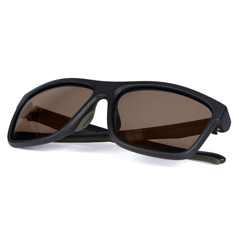 Fox Green Black Shades Brown Lens