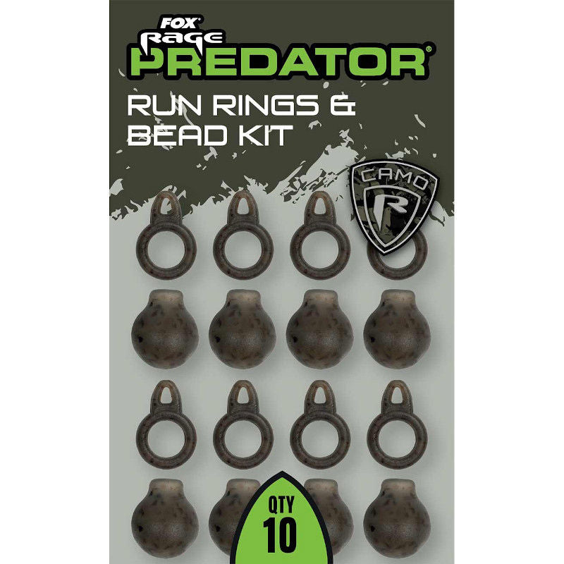 Fox Rage Predator Camo Run Ring & Bead Kit