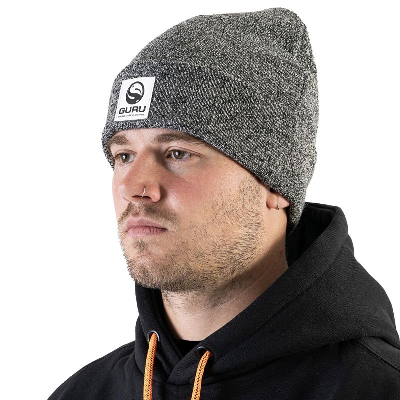 Guru Grey Patch Beanie