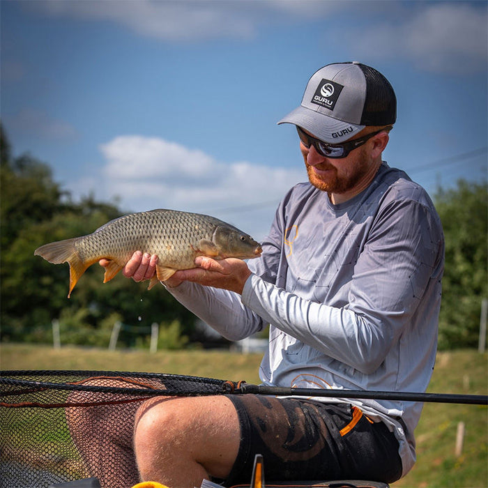 Guru Grey Patch Trucker Cap
