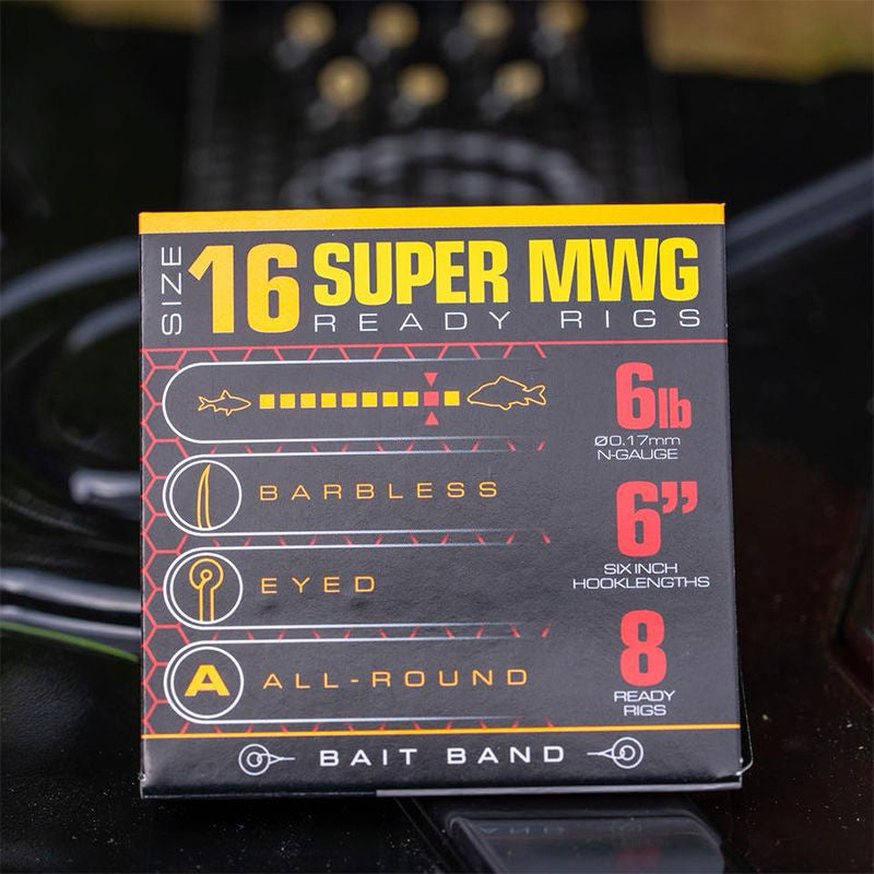 Guru Super MWG Bait Band Ready Rigs 6inch