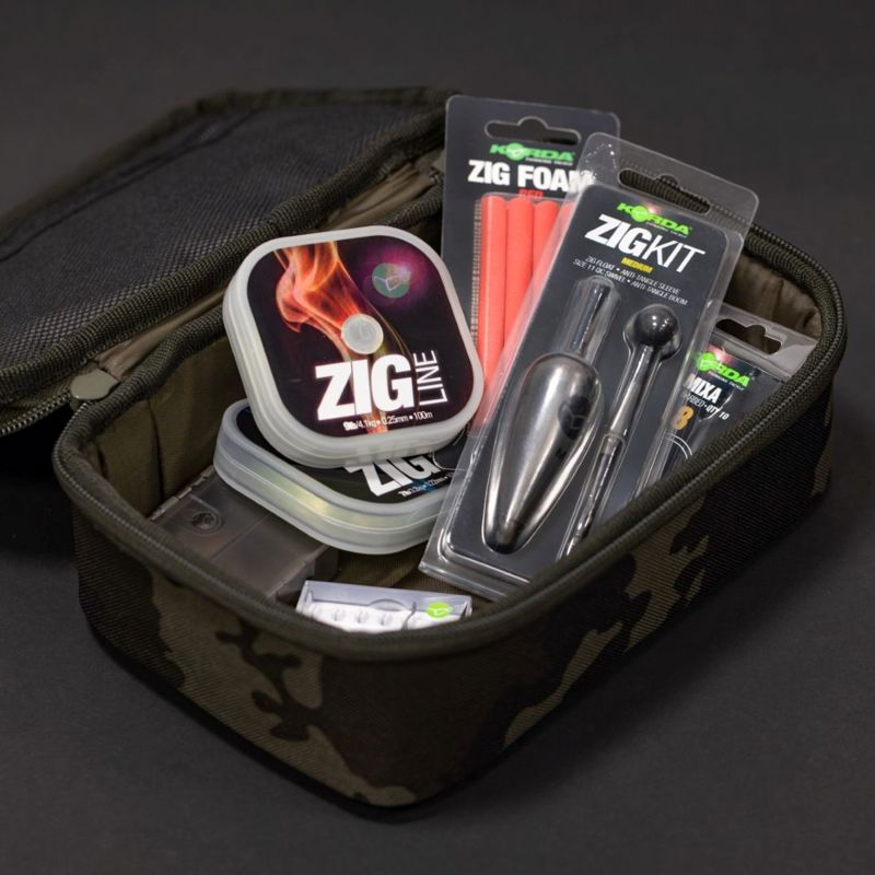 Korda Compac 125 Tackle Pouch Dark Kamo