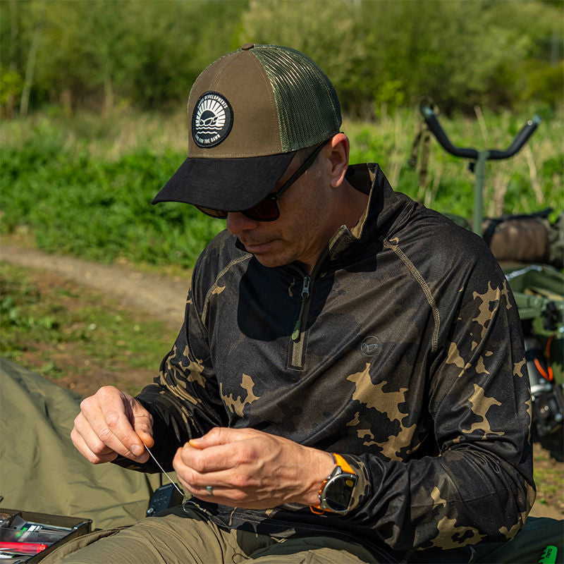 Korda Dawn Black Trucker Cap