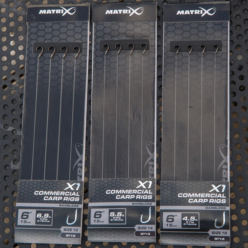 Matrix X1 Commercial Carp Rigs 15cm