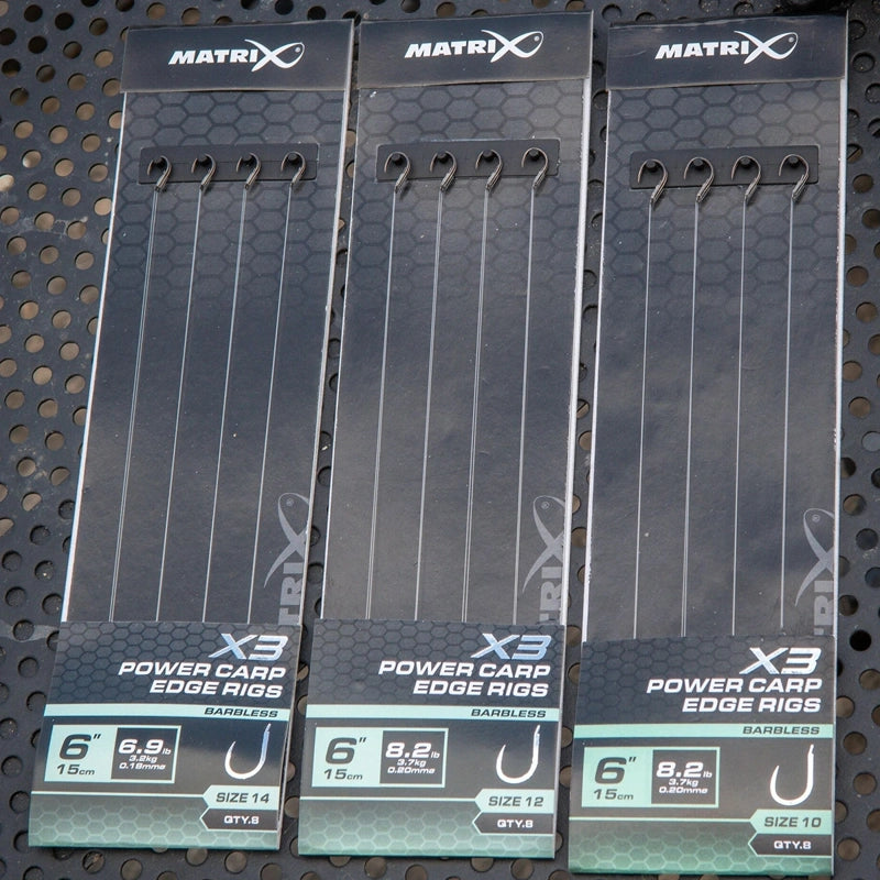 Matrix X3 Power Carp Edge Rigs 15cm