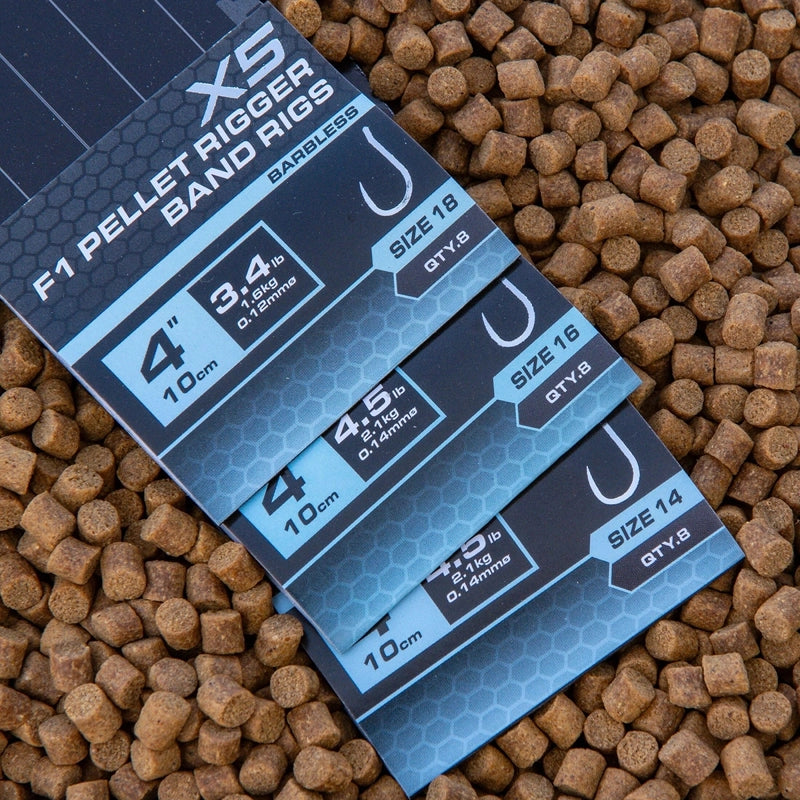 Matrix X5 F1 Pellet Rigger Band Rigs 10cm