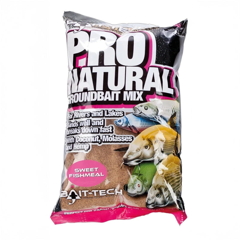 Bait-Tech Pro Natural Groundbait Sweet Fishmeal 1.5kg