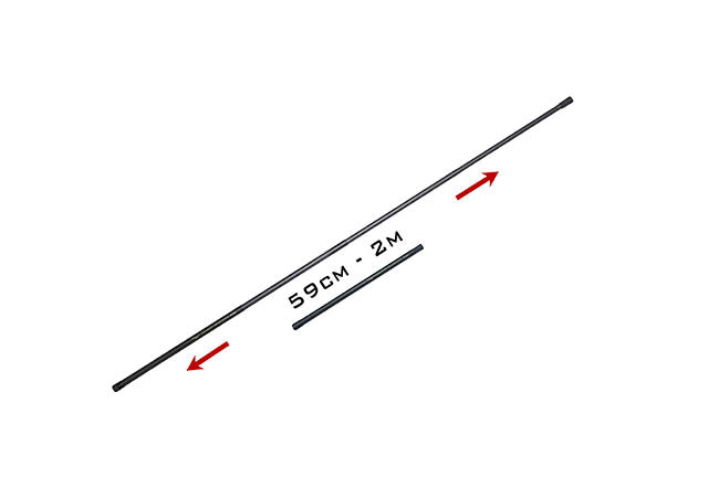 Drennan Compact Telescopic Landing Net Handle 2m