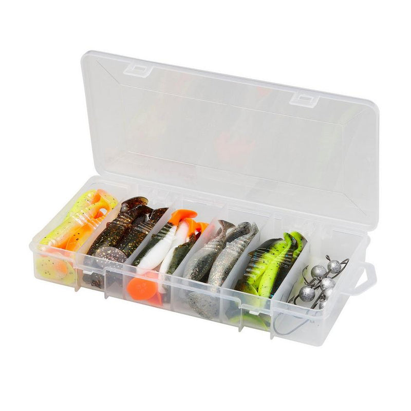 Savage Gear Cannibal Shad Kit Mixed Colours 36pcs (Copy)