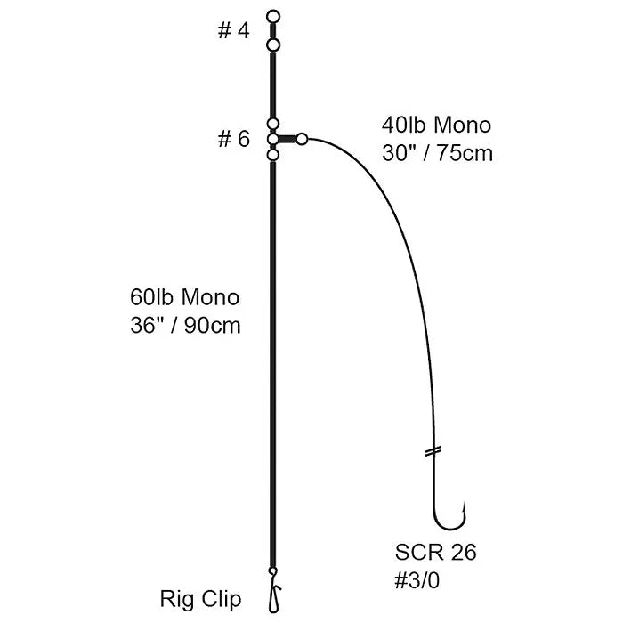 Cox & Rawle All Round Beach Distance Rig 1/0