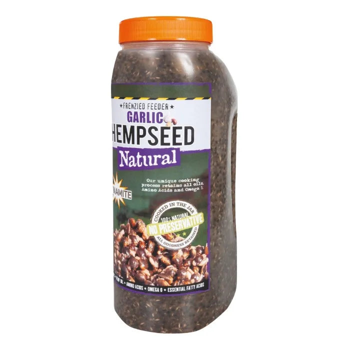 Dynamite Baits Garlic Frenzied Hempseed Jar 2.5L