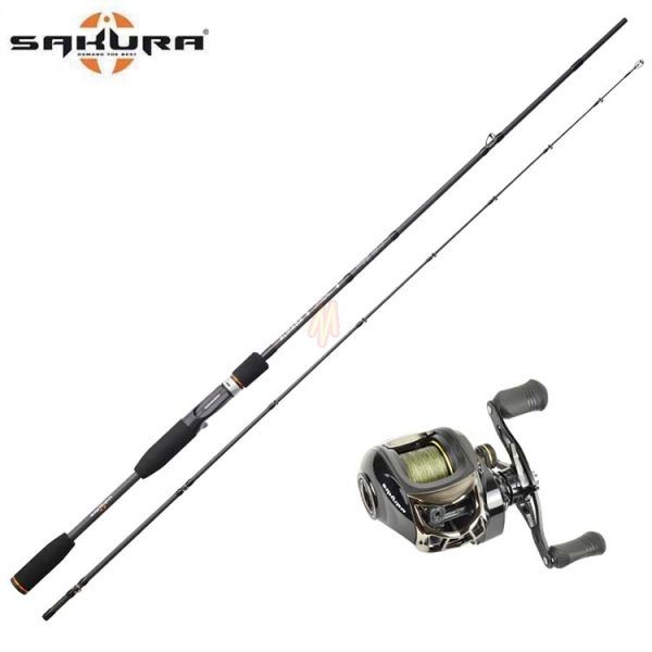 Sakuma Almara + Alenda 201 Casting Rod + Reel Combo