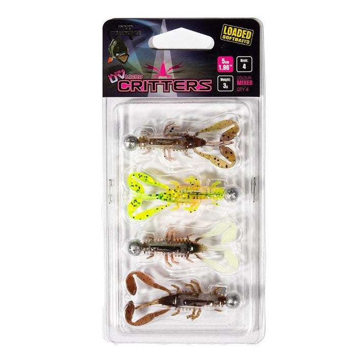 Fox Rage UV Micro Critter Mixed Pack Loaded