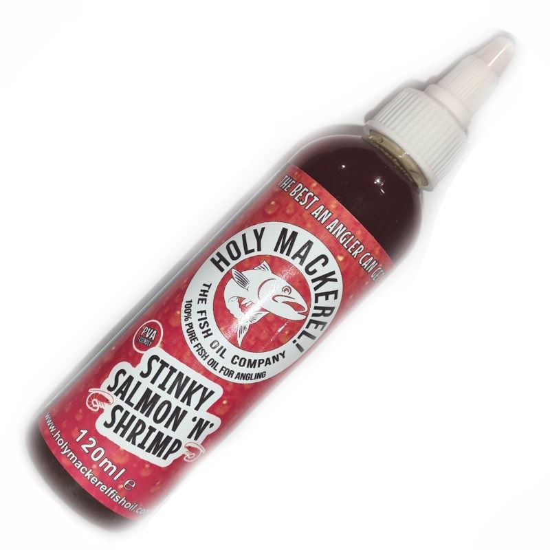 Holy Mackerel Stinky Salmon n Shrimp Oil 120ml