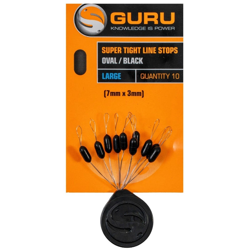 Guru Oval Super Tight Line Stops