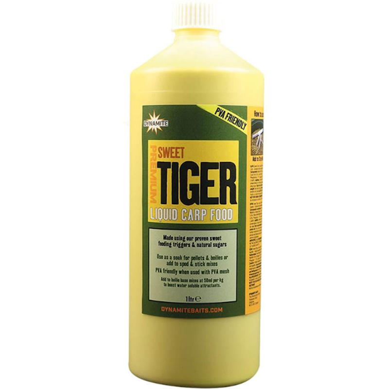 Dynamite Baits Premium Sweet Tiger Liquid Carp Food 1ltr