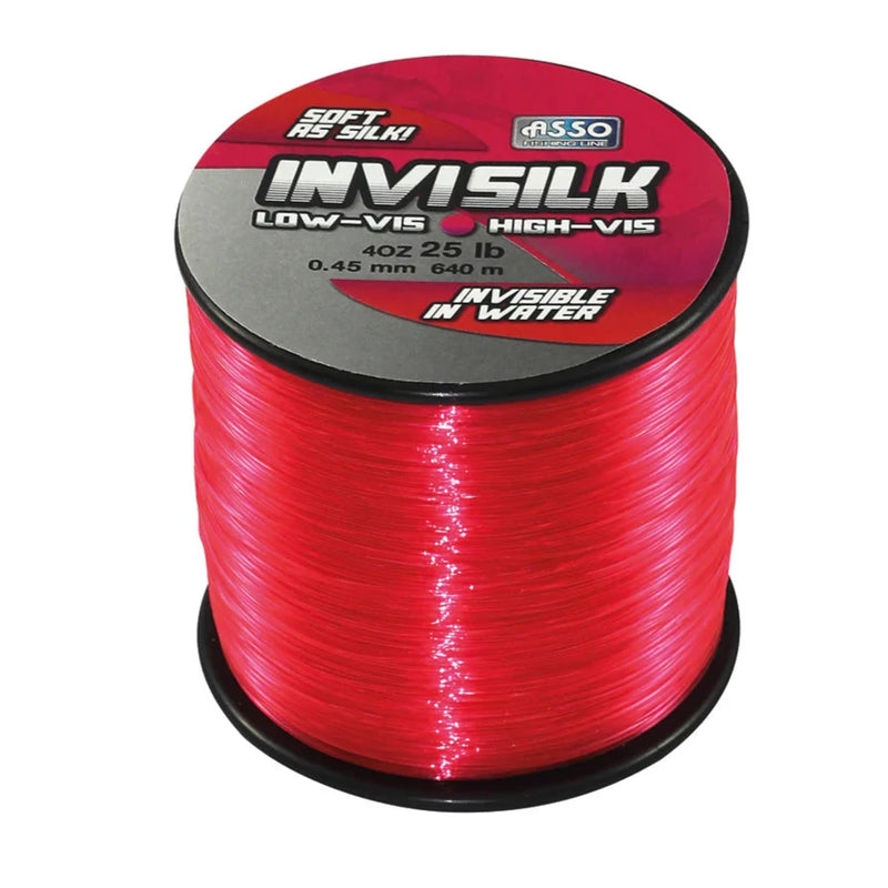 Asso Invisilk Red Mono 4oz