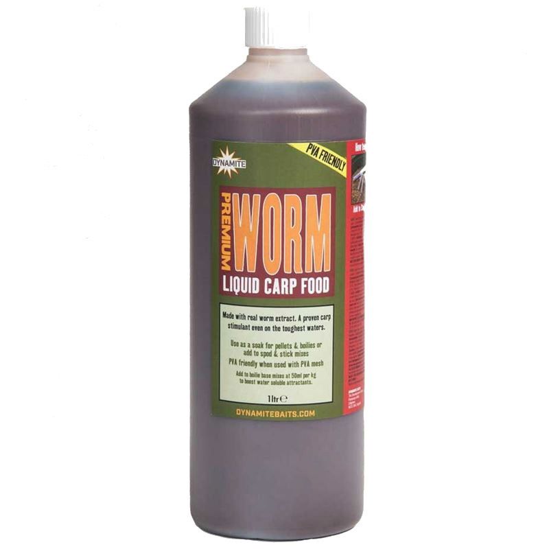 Dynamite Baits Worm Liquid Carp Food 1ltr