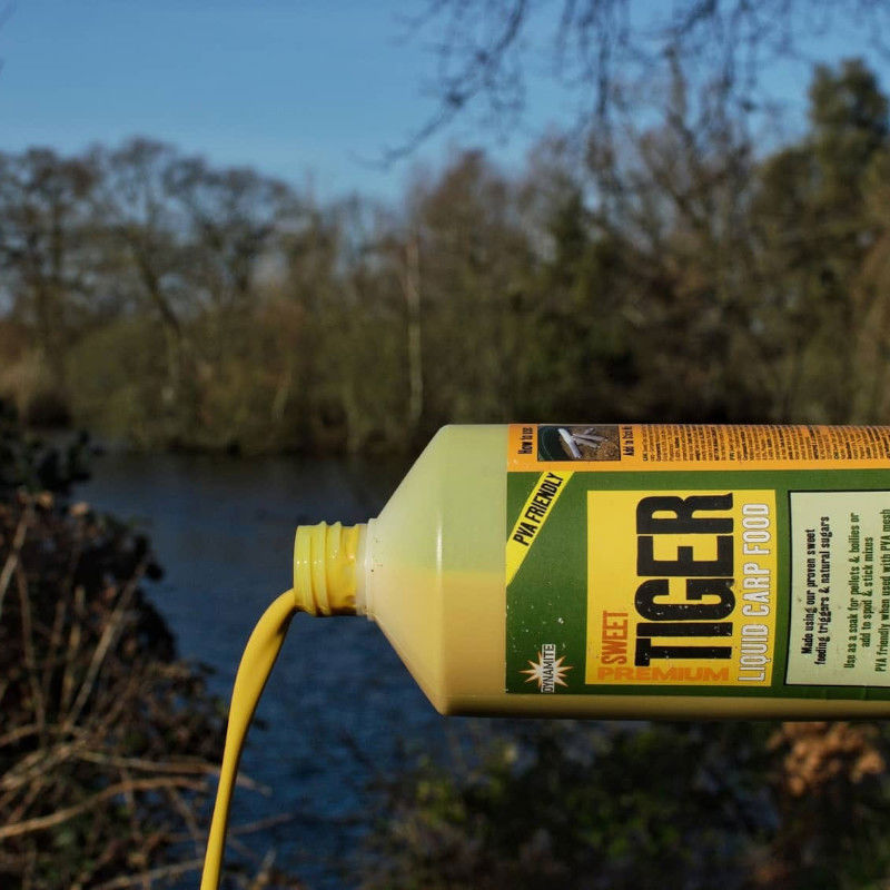 Dynamite Baits Premium Sweet Tiger Liquid Carp Food 1ltr