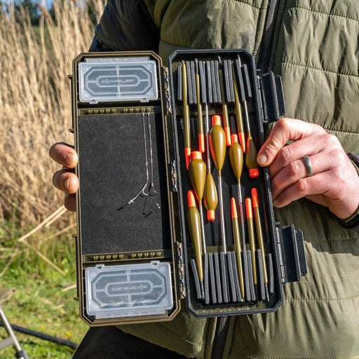 carp tackle box full Cavy Fishing Waterproof Terminal Airtight Lure & Storage The Korda Tacklebox Collection Carp Tackle Boxes