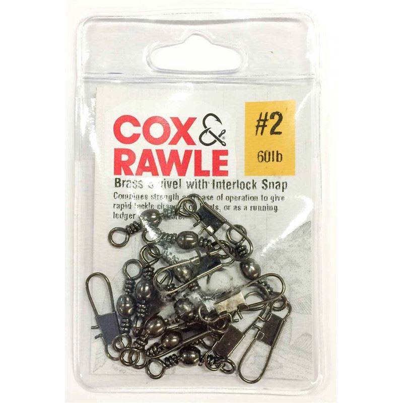 Cox & Rawle Brass Swivels & Interlock Snaps