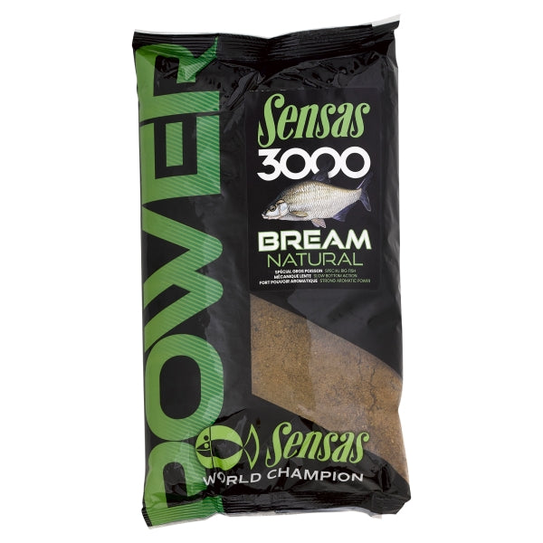 Sensas 3000 Power Bream Natural Groundbait 1kg